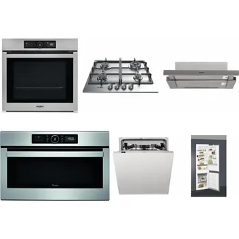 Set domácích spotřebičů WHIRLPOOL AKZ9 9480 IX + WHIRLPOOL TKRL 661 IX EU + WHIRLPOOL AKR 5390/1 IX + WHIRLPOOL ABSOLUTE AMW 730 IX + WHIRLPOOL WIC 3C33 PFE + WHIRLPOOL ART 66112