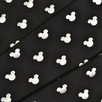 Úplet Milano stříbrné myšky na černé № 16