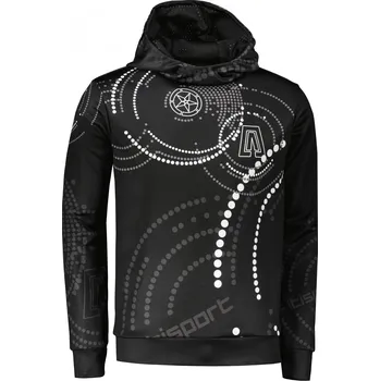 Pánská mikina Pánská mikina premium ALTISPORT SWE/ALM06S07 ČERNOBÍLÁ XXXL