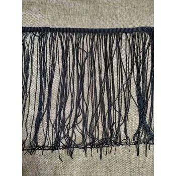 Třásně šíře 230 mm černé 1 m