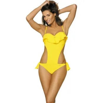 Dámské plavky Dámské plavky monokiny Carmen M-468 - Marko vínová 2XL