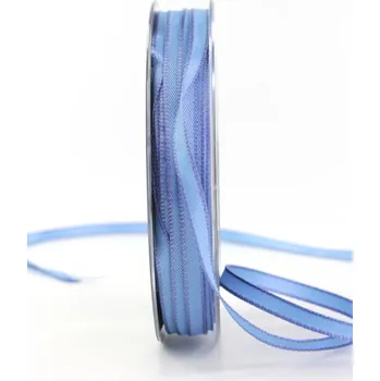 Stuha Stuha saténová LINEUP modrá 6mm x 2m (4,-Kč/m) ( Stuha saténová, světle modrá, oboulící)