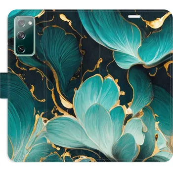 Pouzdro na mobilní telefon Flipové pouzdro iSaprio - Blue Flowers 02 - Samsung Galaxy S20 FE