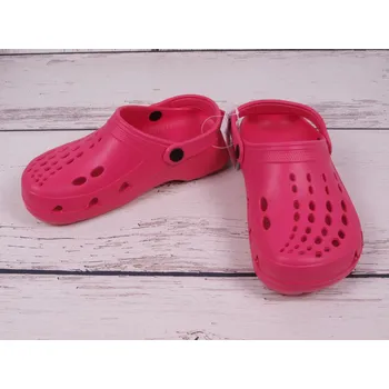 Dámské žabky Plážové boty nazouváky gumové pantofle Camminare fuchsiové velikost: 36/37