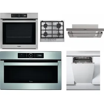 Set domácích spotřebičů WHIRLPOOL AKZ9 9480 IX + WHIRLPOOL AKR 351/IX + WHIRLPOOL AKR 5390/1 IX + WHIRLPOOL ABSOLUTE AMW 730 IX + WHIRLPOOL WSIC 3M27 C