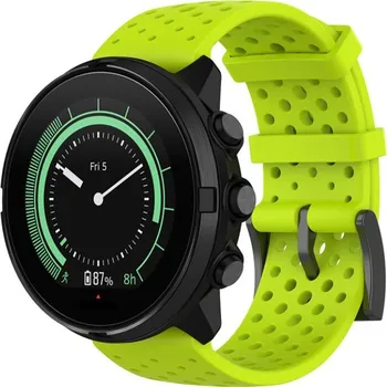 Příslušenství k chytrým hodinkám eses Silikonový řemínek děrovaný - Zelený, 24 mm