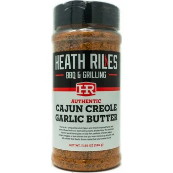 Koření BBQ grilovací koření Cajun Creole Garlic Butter 326g&nbsp;Heath Riles
