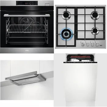 Set domácích spotřebičů AEG BSK782380M + AEG Mastery StepPower HGB64420SM + AEG DPE5660M + AEG Mastery MaxiFlex FSE73507P