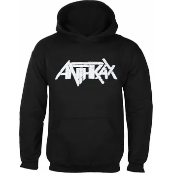 Pánská mikina mikina s kapucí pánské Anthrax - Logo - ROCK OFF - ANTHHOOD30MB