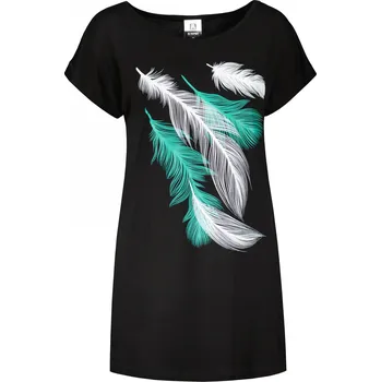 Dámské tričko Dámské prodloužné tričko ALTISPORT CARRYOVER ALW112123 ČERNOMODRÁ S