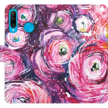 Pouzdro na mobilní telefon Flipové pouzdro iSaprio - Retro Paint 02 - Huawei P30 Lite