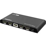 PremiumCord HDMI 2.0 splitter 1-4 porty, 4K x 2K/60Hz, FULL HD, 3D, černý