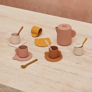 Dětská kuchyňka Liewood Silikonová čajová souprava Kourtney Rose Liewood Kourtney Tea Playset