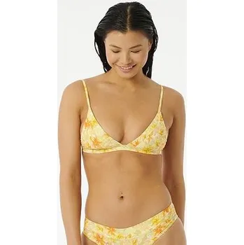 Dámské plavky Plavky Rip Curl SUMMER RAIN FIXED TRI Straw velikost L