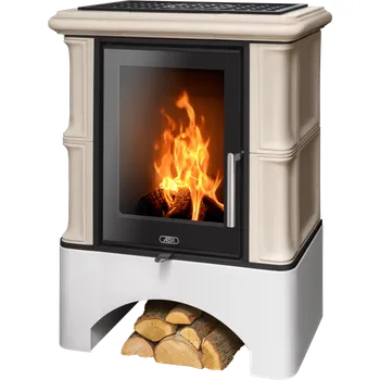 Krbová kamna ABX Bavaria exklusive černý korpus, opláštění kachle Barevné varianty: tabakbraun