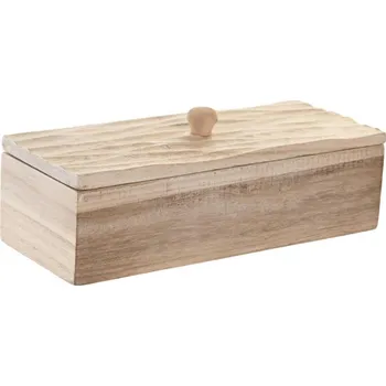 Dárková krabička Dřevěná krabička "NATURAL WAVE" 21x8x8cm