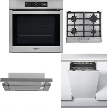 Set domácích spotřebičů WHIRLPOOL AKZ9 9480 IX + WHIRLPOOL AKR 351/IX + WHIRLPOOL AKR 749/1 IX + WHIRLPOOL WSIC 3M27 C