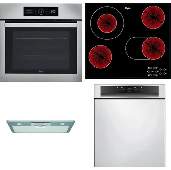 Set domácích spotřebičů WHIRLPOOL ABSOLUTE AKZ9 6230 IX + WHIRLPOOL AKT 8190/BA + WHIRLPOOL AKR 650/1 IX + WHIRLPOOL WBC 3C34 PF X