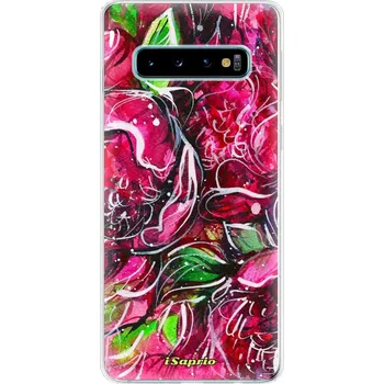 Pouzdro na mobilní telefon Odolné silikonové pouzdro iSaprio - Burgundy - Samsung Galaxy S10