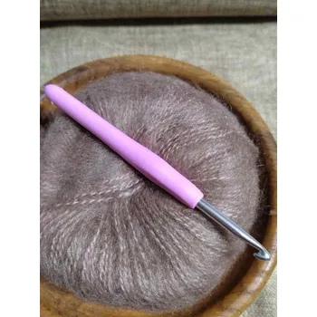 Jehlice Háček na háčkování se silikonovou rukojetí vel.5 mm