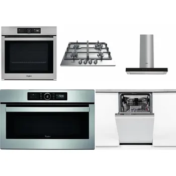 Set domácích spotřebičů WHIRLPOOL AKZ9 9480 IX + WHIRLPOOL TKRL 661 IX EU + WHIRLPOOL WHBS 62F LT K + WHIRLPOOL ABSOLUTE AMW 730 IX + WHIRLPOOL WSIO 3O34 PFE X