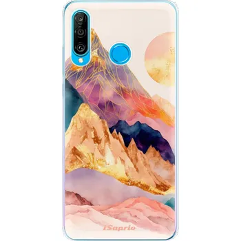 Pouzdro na mobilní telefon Odolné silikonové pouzdro iSaprio - Abstract Mountains - Huawei P30 Lite
