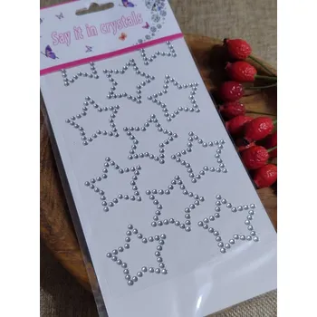 Samolepicí hvězdy barva bílá