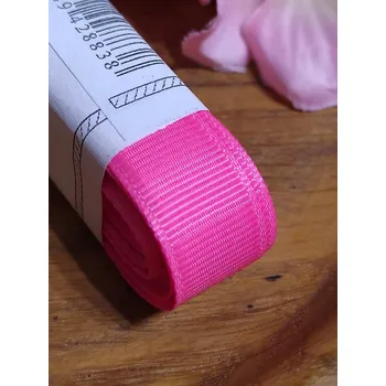 Stuha Rypsová stuha šíře 15 mm barva růžová