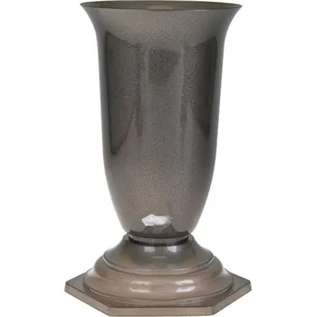 Kozák Svitavy s. r. o. Váza zátěžová NATY grafit, 29,5cm