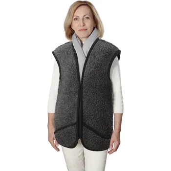 Dámská vesta Wooline Vesta vlněná, černá Velikost: 4XL