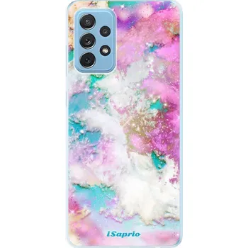 Pouzdro na mobilní telefon Odolné silikonové pouzdro iSaprio - Galactic Paper - Samsung Galaxy A72