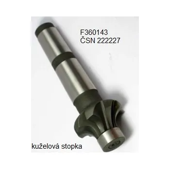 Fréza Fréza čtvrtkruhová vydutá, kuželová stopka - R20, HSS, ČSN 222227, F360143 (ZPS FN, Rádiusová fréza, F360140, F360143 )