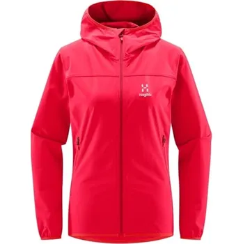 Dámská softshellová bunda W Bunda Haglöfs NATRIX softshellová dámská červená XS