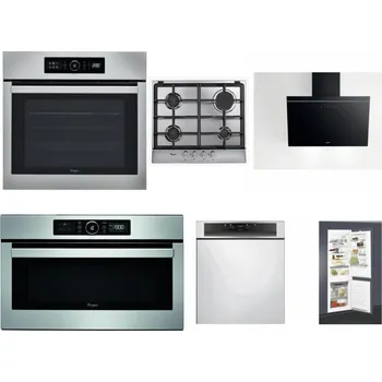 Set domácích spotřebičů WHIRLPOOL ABSOLUTE AKZ9 6230 IX + WHIRLPOOL AKR 351/IX + WHIRLPOOL AKR 62F LT K + WHIRLPOOL ABSOLUTE AMW 730 IX + WHIRLPOOL WBC 3C34 PF X + WHIRLPOOL ART 65031