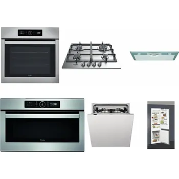 Set domácích spotřebičů WHIRLPOOL ABSOLUTE AKZ9 6230 IX + WHIRLPOOL TKRL 661 IX EU + WHIRLPOOL AKR 650/1 IX + WHIRLPOOL ABSOLUTE AMW 730 IX + WHIRLPOOL WIC 3C33 PFE + WHIRLPOOL ART 66112