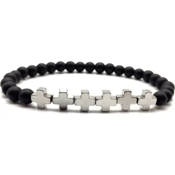 Náramek Amparo Miranda® Náramek Cross Vulcano AM0551 černý