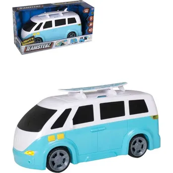 autodráha Teamsterz auto karavan 35cm na baterie Světlo Zvuk plast