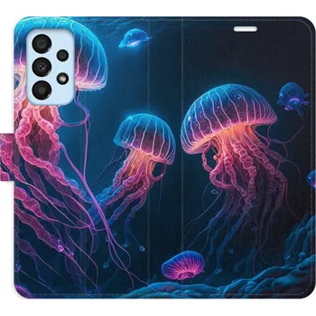 Pouzdro na mobilní telefon Flipové pouzdro iSaprio - Jellyfish - Samsung Galaxy A33 5G