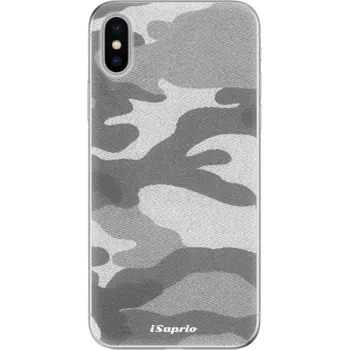 Pouzdro na mobilní telefon Odolné silikonové pouzdro iSaprio - Gray Camuflage 02 - iPhone X