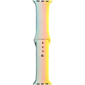 Ostatní příslušenství k chytrým hodinkám Pruhovaný silikonový řemínek pro Apple Watch 38/40/41/42mm Typ: 6