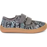 Froddo barefoot plátěné tenisky black/grey 40