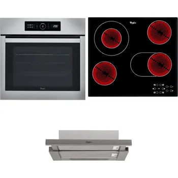 Set domácích spotřebičů WHIRLPOOL ABSOLUTE AKZ9 6230 IX + WHIRLPOOL AKT 8190/BA + WHIRLPOOL AKR 5390/1 IX