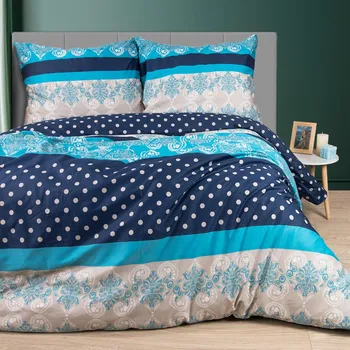 Povlečení SATÉNOVÉ LOŽNÍ POVLEČENÍ SATYNLOVE 1503/1 200X220 CM, 2KS 70X80 CM VZOROVANÉ