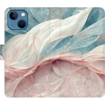 Pouzdro na mobilní telefon Flipové pouzdro iSaprio - Old Leaves 03 - iPhone 13 mini