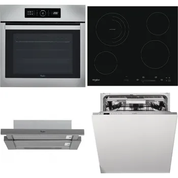 Set domácích spotřebičů WHIRLPOOL ABSOLUTE AKZ9 6230 IX + WHIRLPOOL AKT 8900 BA + WHIRLPOOL AKR 749/1 IX + WHIRLPOOL WIO 3T133 PLE