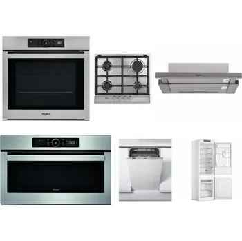 Set domácích spotřebičů WHIRLPOOL AKZ9 9480 IX + WHIRLPOOL AKR 351/IX + WHIRLPOOL AKR 5390/1 IX + WHIRLPOOL ABSOLUTE AMW 730 IX + WHIRLPOOL WSIC 3M27 C + WHIRLPOOL WHC18 T311