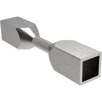 Zábradlí Hahn Steel Ohýbací spoj pro výplně 10x10 mm, L=75 mm , AISI 304 brus