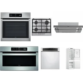 Set domácích spotřebičů WHIRLPOOL ABSOLUTE AKZ9 6230 IX + WHIRLPOOL AKR 351/IX + WHIRLPOOL AKR 749/1 IX + WHIRLPOOL ABSOLUTE AMW 730 IX + WHIRLPOOL WBC 3C34 PF X + WHIRLPOOL WHC18 T311