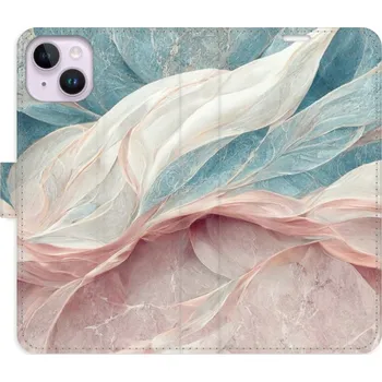 Pouzdro na mobilní telefon Flipové pouzdro iSaprio - Old Leaves 03 - iPhone 14 Plus