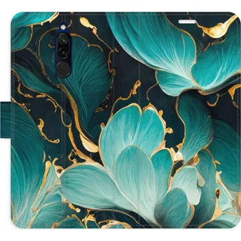 Pouzdro na mobilní telefon Flipové pouzdro iSaprio - Blue Flowers 02 - Xiaomi Redmi 8